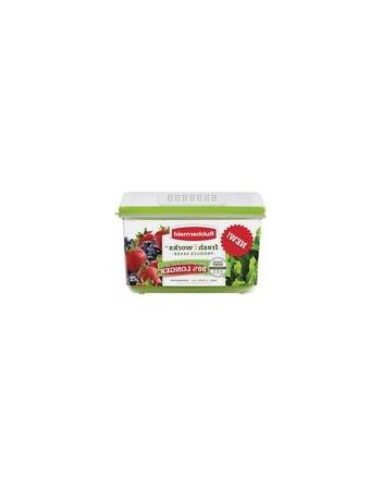 Rubbermaid Housewares, Fresh Works Produce Saver Large 4L - Green, Case of 2 - [Cleaning Supplies Canada Discounts] - 1951435 - 