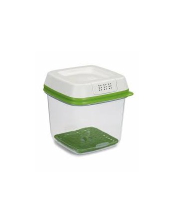 Rubbermaid Housewares, Fresh Works Produce Saver Medium 1.5L - Green, Case of 2 - [Cleaning Supplies Canada Discounts] - 1951436