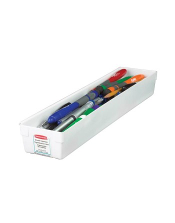 Rubbermaid Housewares, Drawer Organizer 15x3x2" - White, Case of 12 - [Cleaning Supplies Canada Discounts] - 2917-RD-WHT - [Defe