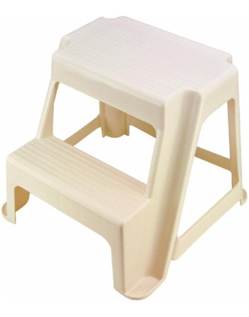 Rubbermaid Housewares, Roughneck 2-Step Step Stool - White, Case of 4 - [Cleaning Supplies Canada Discounts] - 4202-00-WHT - [De