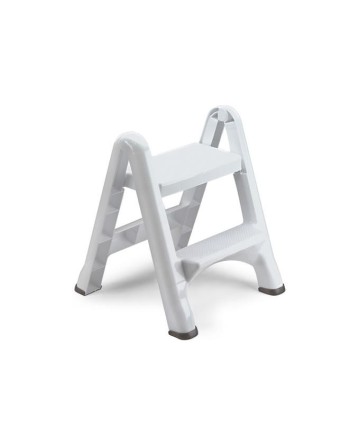 Rubbermaid Housewares, Two-Step Folding Step Stool - White, Case of 3 - [DefendUse.com] - FG420903WHT - Home