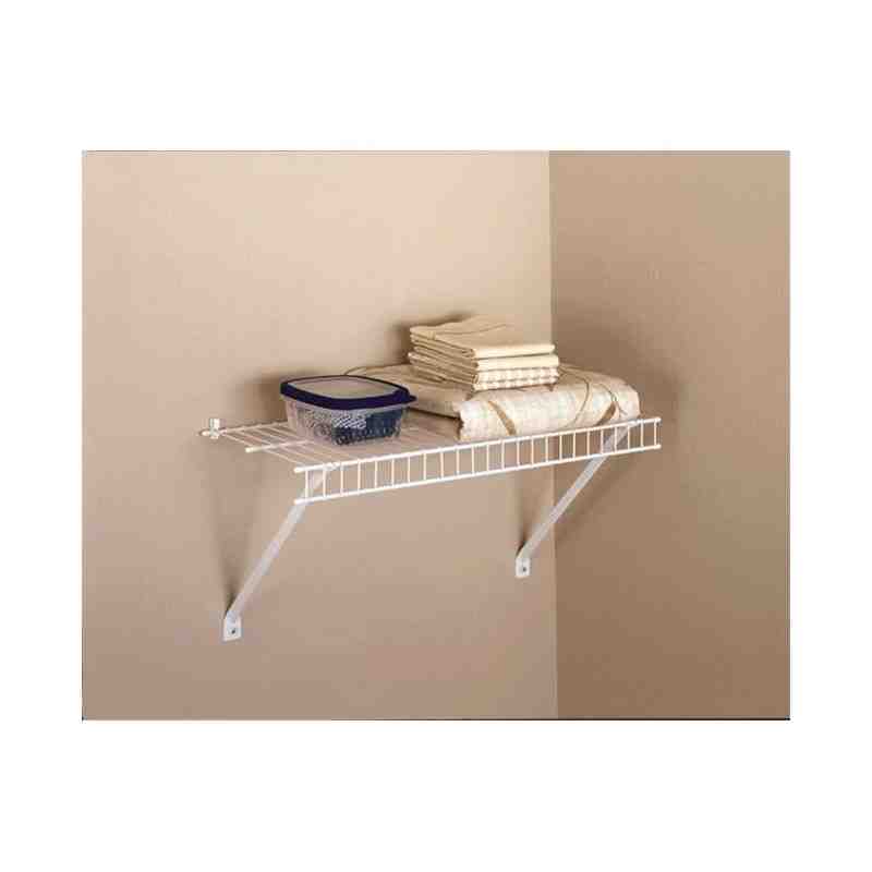 Rubbermaid Housewares, Linen Shelf, 2'X12" Kit with Hardware, Case of 6 - [Cleaning Supplies Canada Discounts] - 5210RM - [Defen