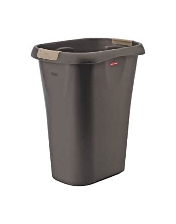 Rubbermaid Housewares, Open Wastebasket 30.3L w/Linerlock bag latches, Case of 12 - [Cleaning Supplies Canada Discounts] - 5L60-