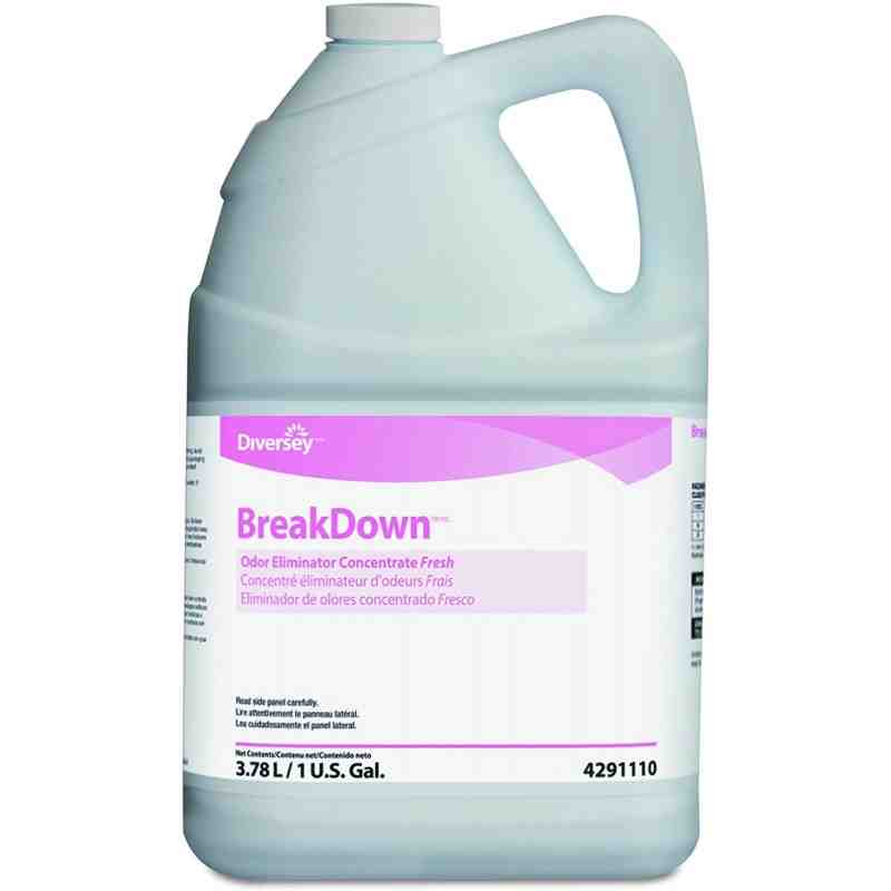 DIVERSEY 94291110 Breakdown, Odor Eliminator Concentrate, Fresh Scent, Case of 4/3.78L - [DefendUse.com] - 94291110 - Diversey H