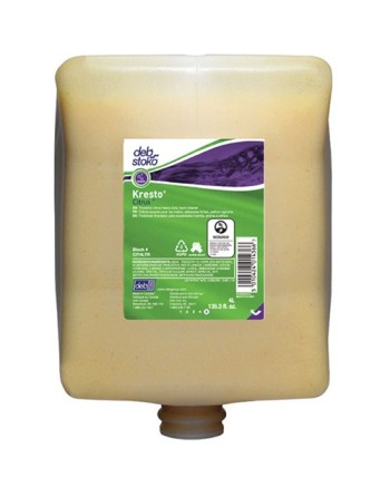 DEB CIT4LTR Kresto Citrus Hand Cleanser, Cream, 4 L, Scented, Plastic Cartridge - [DefendUse.com] - CIT4LTR - Kresto®