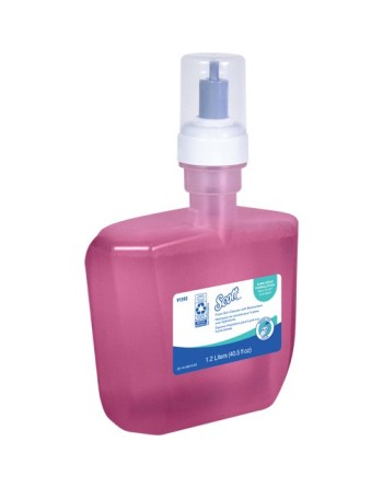 Scott® Pro Liquid Hand Soap with Moisturizers, Pink, Floral Scent, 1.2L E-Cassette, 2/Case - [DefendUse.com] - 91592 - Scott®