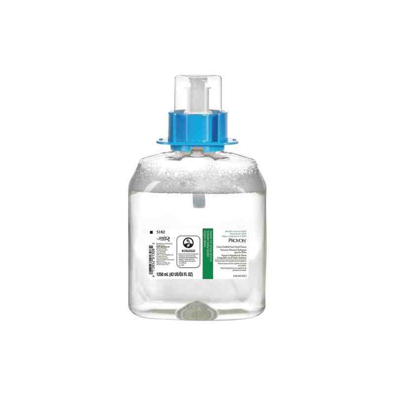 GOJO, Provon FMX-12™ Green Certified Hand Soap, Foam, 1.25 L, Unscented, Case of 4 - [DefendUse.com] - 5182-04 - Hand Soap Refil