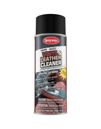 SPRAYWAY SW990 Leather & Vinyl Cleaner, Format: 15 fl. oz. - [DefendUse.com] - SW990 - Sprayway