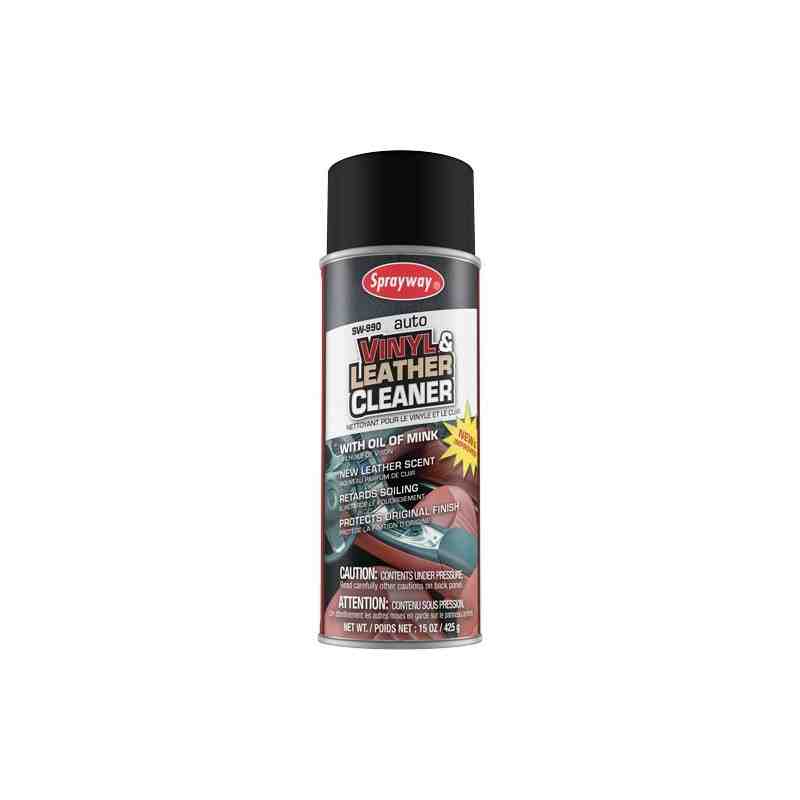 SPRAYWAY SW990 Leather & Vinyl Cleaner, Format: 15 fl. oz. - [DefendUse.com] - SW990 - Sprayway