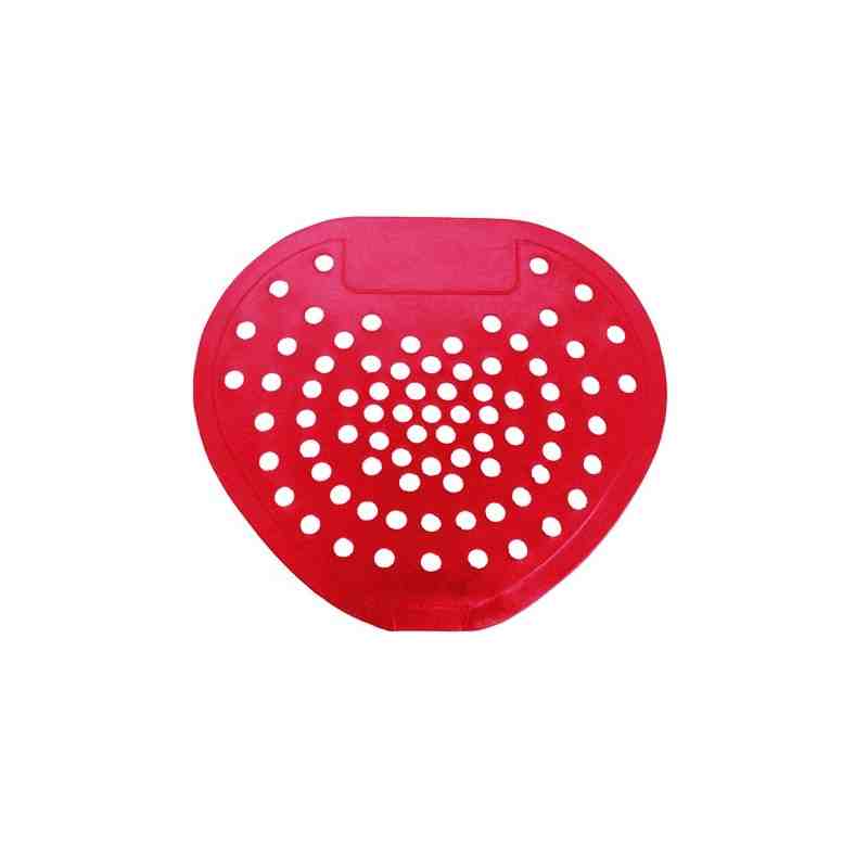 HOSPECO 3901 Health Gards - Vinyl Urinal Screen Red 12/cs - Cherry,Case: 12 - [DefendUse.com] - 3901 - Toilet & Urinal