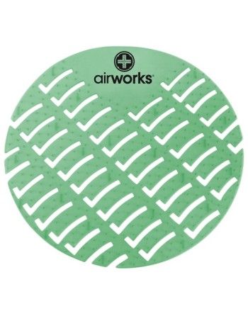 HOSPECO AWUS005BX Airworks EVA Urinal Screen 10/pk - Evergreen - Dk Green,Case: 10 - [DefendUse.com] - AWUS005BX - Toilet & Urin