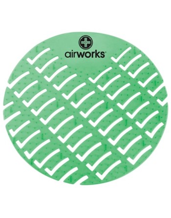 HOSPECO AWUS232BX Airworks EVA Urinal Screen 10/pk - Fresh Garden - Green,Case: 10 - [DefendUse.com] - AWUS232BX - Toilet & Urin