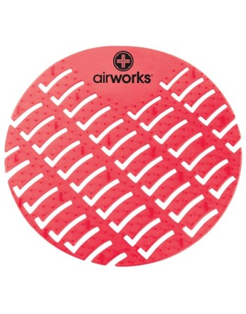 HOSPECO AWUS229BX Airworks EVA Urinal Screen 10/pk - Fruit - Lt Red,Case: 10 - [DefendUse.com] - AWUS229BX - Toilet & Urinal