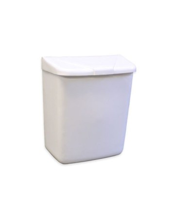 HOSPECO 250201W Sanitary Napkin Receptacle ABS - White,Case: 1 - [DefendUse.com] - 250201W - Tolco Corporation