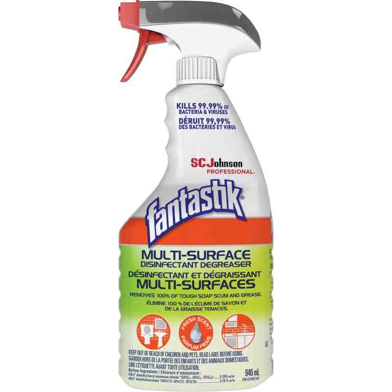 Fantastik® Professional, Industrial, All Purpose Disinfectant, Original Trigger, Case of 8/946ml[10062913000789] - [DefendUse.co