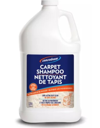 CONCROBIUM 216004 Retail, Carpet Shampoo, Case of 4/3.78L Jugs - [DefendUse.com] - 216004 - Concrobium