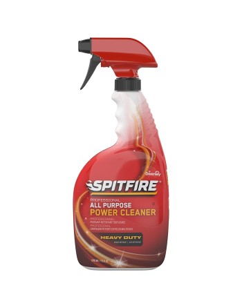 Diversey CBD540014 Spitfire Professional All Purpose Power Cleaner, 32 Ounce Spray Bottle (8 Pack) - [DefendUse.com] - CBD540014