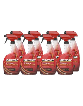 Diversey CBD540014 Spitfire Professional All Purpose Power Cleaner, 32 Ounce Spray Bottle (8 Pack) - [DefendUse.com] - CBD540014