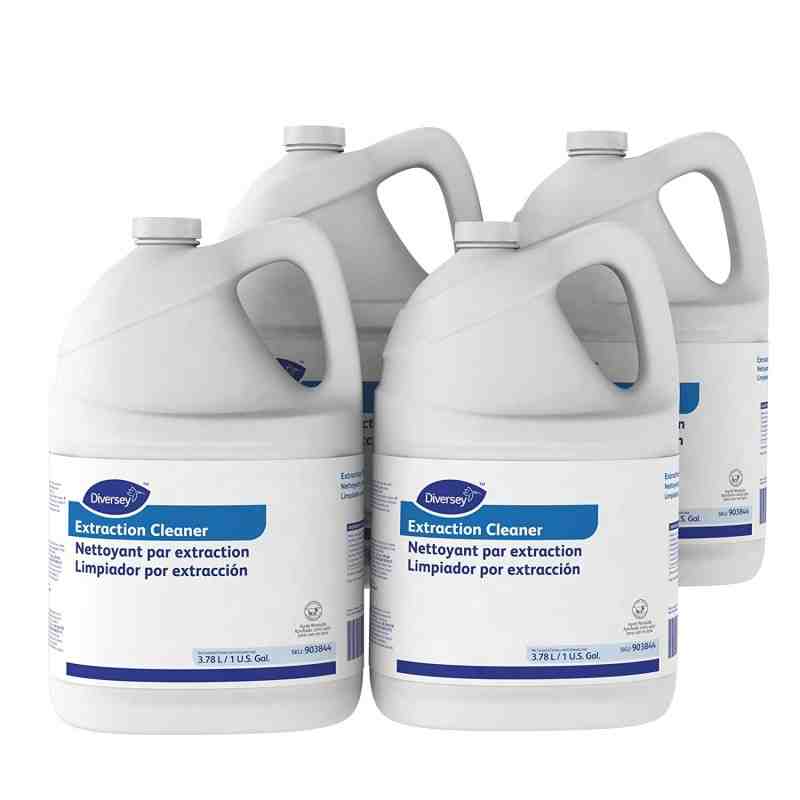 Diversey™ 903844 Extraction Cleaner, Clear Liquid, Fresh Floral Scent, 3.78 L, 4/Case - [DefendUse.com] - 903844 - Diversey Hold