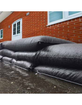 Water Activated Flood Barrier Bags, Sand Bags 22" x 15" x 0.25", 10/PK - 1