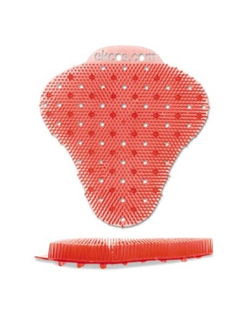 Diversey EKS10R12 Ekcoscreen Red/Melon Urinal Screen - 12/cs, Case - [DefendUse.com] - EKS10R12 - Diversey Holdings Cleaners