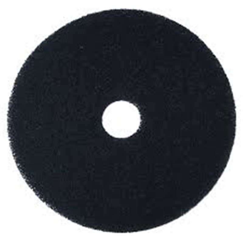 Floor Pad - Black PLG Strip Pad 12" 5/cs[F-7200PLG-BLK-12],5/CS, Price Per Case