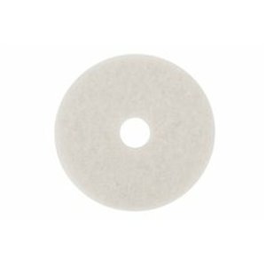 Floor Pad - White Super Polish Pad 21" 5/cs[F-4100-WHT-21],5/CS, Price Per Case