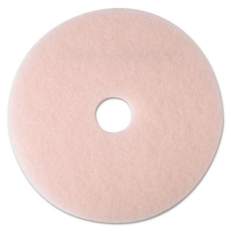 Floor Pad - Pink Eraser Burnish Pad 19" 5/cs[F-3600-PNK-19],5/CS, Price Per Case