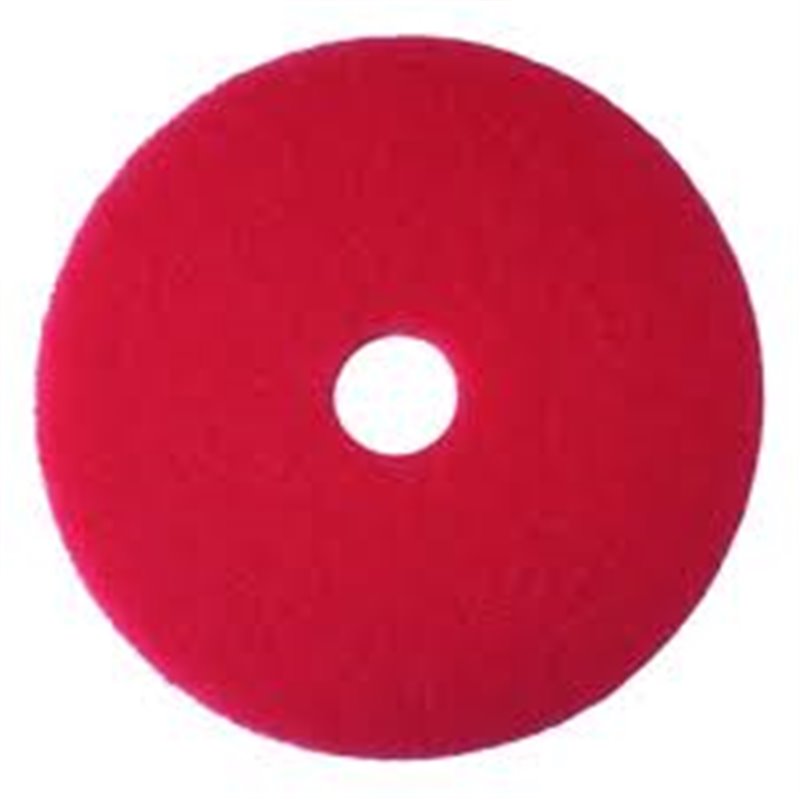 Floor Pad - Red Buffer Pad 12x18" 5/cs[F-5100-RED-12X18],5/CS, Price Per Case