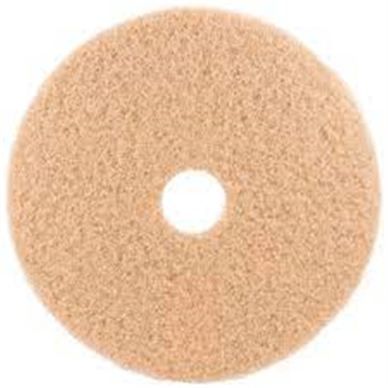 Floor Pad - Tan Burnish Pad 17" 5/cs[F-3400-TAN-17],5/CS, Price Per Case