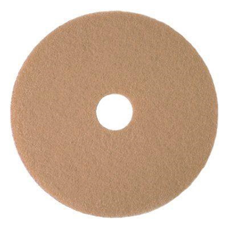 Floor Pad - Tan PLG Burnish Pad 20" 5/cs[F-3400PLG-TAN-20],5/CS, Price Per Case