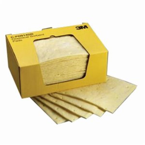 Chemical Sorbent Pad High Capacity 9.25x14.5"25/bx/6bx/cs[C-PD914DD],150/CS, Price Per Case