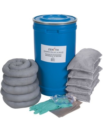 Spill Kit, Universal, Pail, 16 US gal. Absorbancy - [Cleaning Supplies Canada Discounts] - I162 - [DefendUse.com]