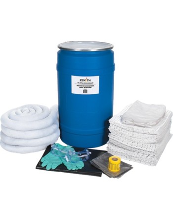 Spill Kit, Oil Only, Drum, 30 US gal. Absorbancy - [Cleaning Supplies Canada Discounts] - J275 - [DefendUse.com]