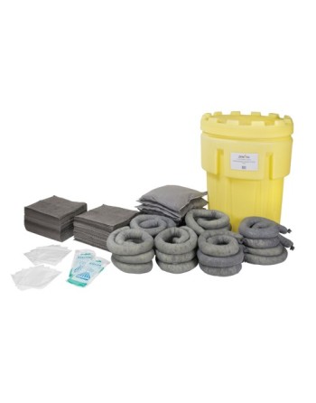 Spill Kit, Universal, Salvage Drum, 95 US gal. Absorbancy - [Cleaning Supplies Canada Discounts] - D801 - [DefendUse.com]