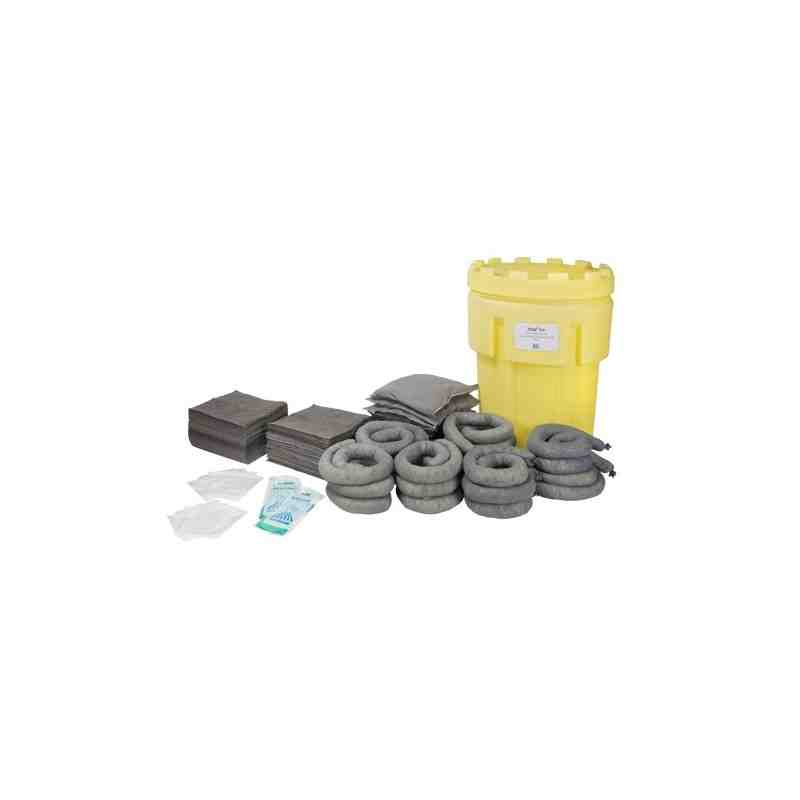 Spill Kit, Universal, Salvage Drum, 95 US gal. Absorbancy - [Cleaning Supplies Canada Discounts] - D801 - [DefendUse.com]