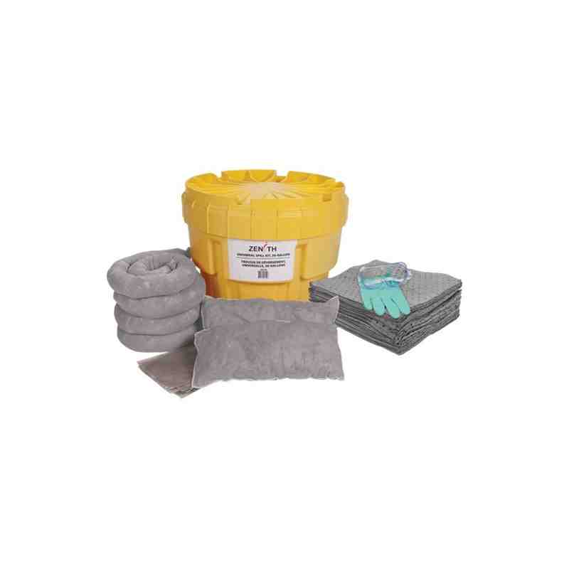 Spill Kit, Universal, Salvage Drum/Overpack, 20 US gal. Absorbancy - [Cleaning Supplies Canada Discounts] - I164 - [DefendUse.co