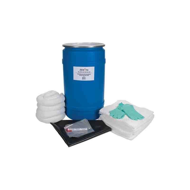 Shop Spill Kit, Oil Only, Drum, 30 US gal. Absorbancy - [Cleaning Supplies Canada Discounts] - I163 - [DefendUse.com]