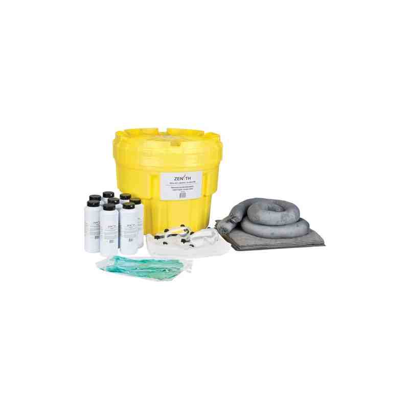 Caustic Spill Kit, Hazmat, Salvage Drum/Overpack, 20 US gal. Absorbancy - [Cleaning Supplies Canada Discounts] - I262 - [DefendU