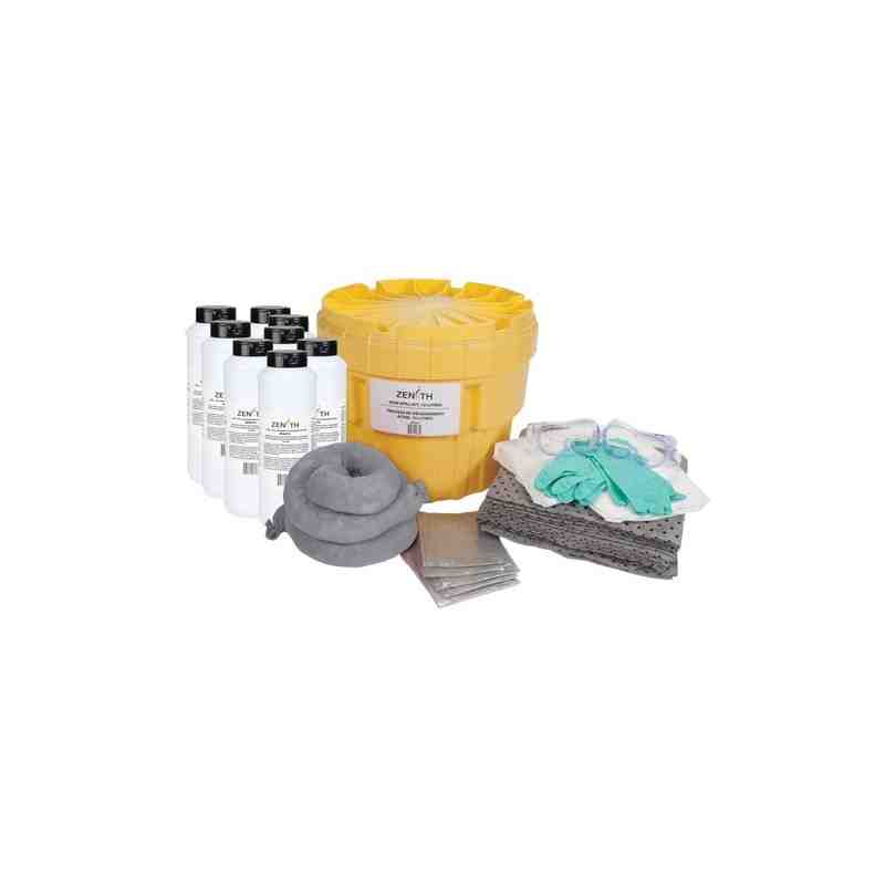 Acid Spill Kit, Hazmat, Salvage Drum/Overpack, 20 US gal. Absorbancy - [Cleaning Supplies Canada Discounts] - I263 - [DefendUse.