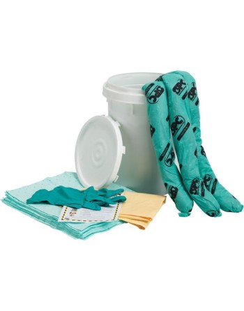 SPC Spill Kit, Hazmat, Pail, 10 US gal. Absorbancy - [Cleaning Supplies Canada Discounts] - M718 - [DefendUse.com]