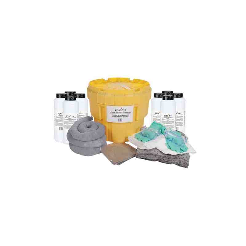 Battery Acid Spill Kit, Hazmat, Salvage Drum/Overpack, 20 US gal. Absorbancy - [Cleaning Supplies Canada Discounts] - I264 - [De