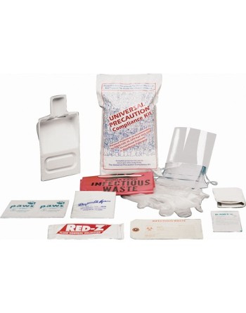 Fluid Spill Clean-Up Kit, Hazmat, Bag, None Absorbancy - [Cleaning Supplies Canada Discounts] - 14360 - [DefendUse.com]