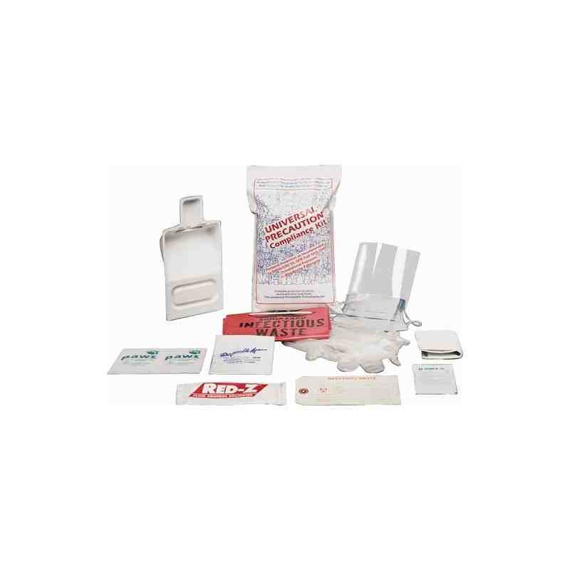 Fluid Spill Clean-Up Kit, Hazmat, Bag, None Absorbancy - [Cleaning Supplies Canada Discounts] - 14360 - [DefendUse.com]