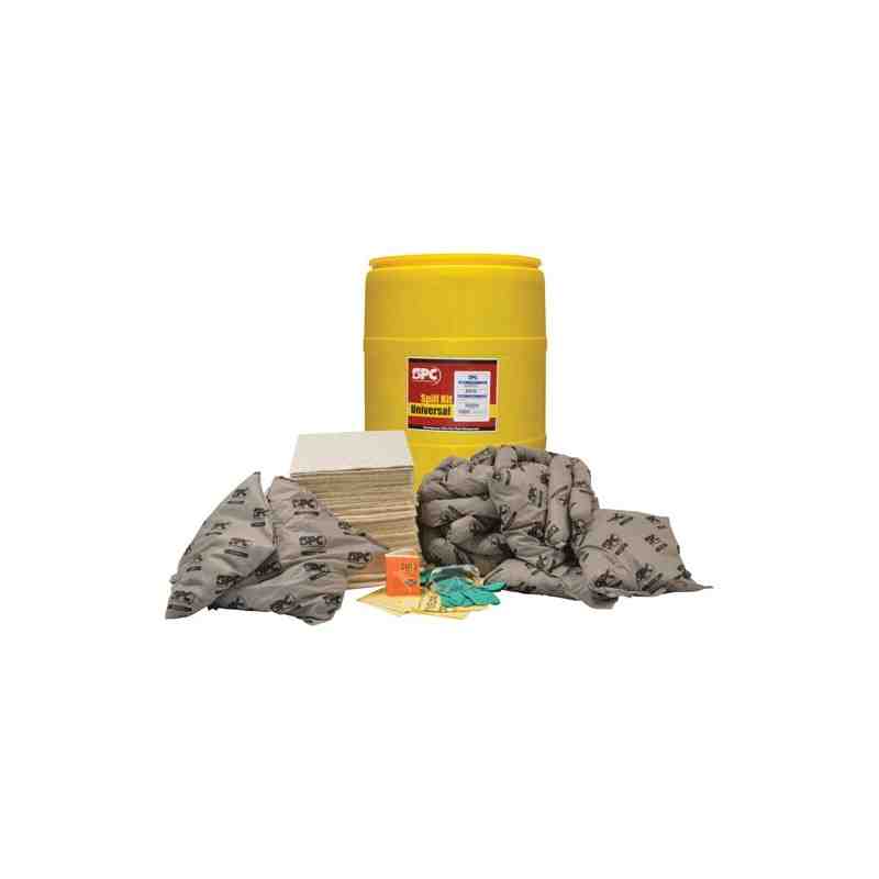 SPC Re-Form™ Spill Kit, Universal, Drum, 38 US gal. Absorbancy - [Cleaning Supplies Canada Discounts] - SKR-55 - [DefendUse.com]