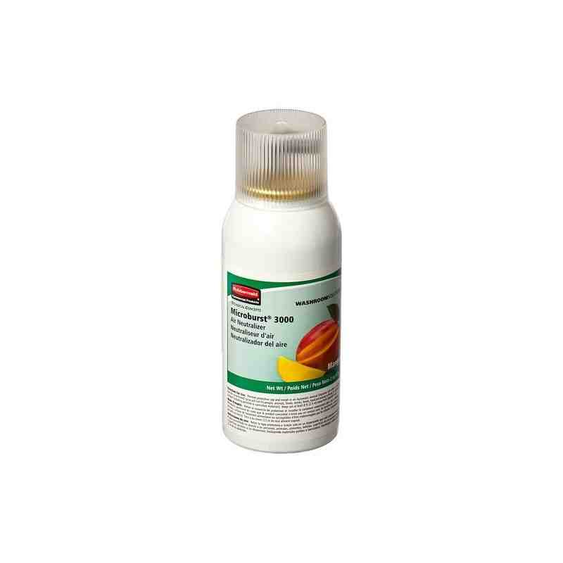 Rubbermaid FG401690 2 oz Microburst® 3000 Aerosol Air Neutralizer Refill, Mango, Case: 12 - [DefendUse.com] - FG401690 - Microbu