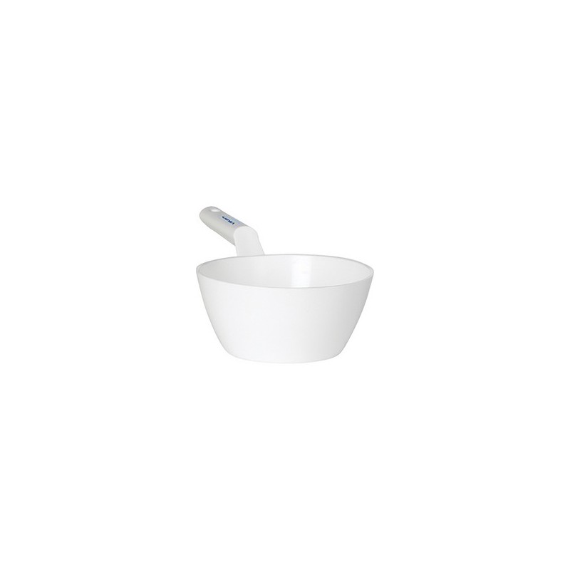 Small Bowl Scoop, 32 Oz., Polypropylene, Blue/White - 1