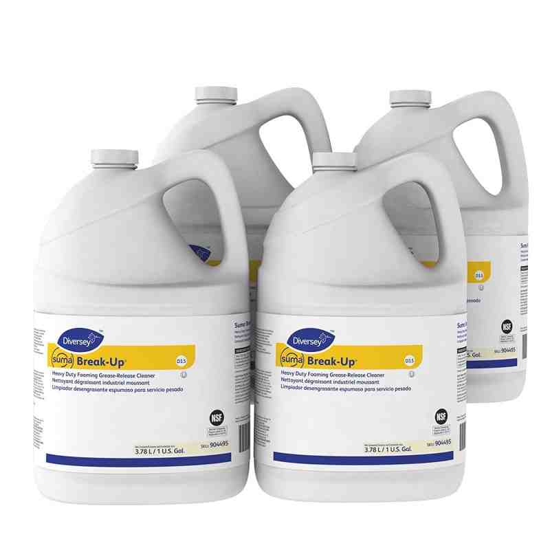 Diversey 904495 Suma Break up Heavy Duty Foaming Grease Release Cleaner, 3.78 L/1 U.S. Gallon (Pack of 4) - [DefendUse.com] - 90