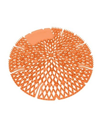 BIG D Diamond 3D/Pearl Urinal Screen 10/pk Dk Orange - Mango Bay - [Cleaning Supplies Canada Discounts] - 626 - [DefendUse.com]