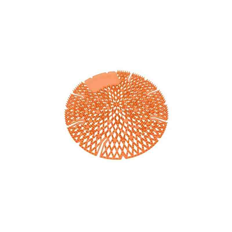 BIG D Diamond 3D/Pearl Urinal Screen 10/pk Dk Orange - Mango Bay - [Cleaning Supplies Canada Discounts] - 626 - [DefendUse.com]